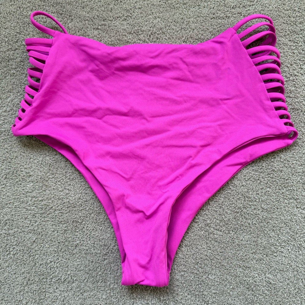 l*space - Harrington - Bright Fuchsia Bikini Bottom